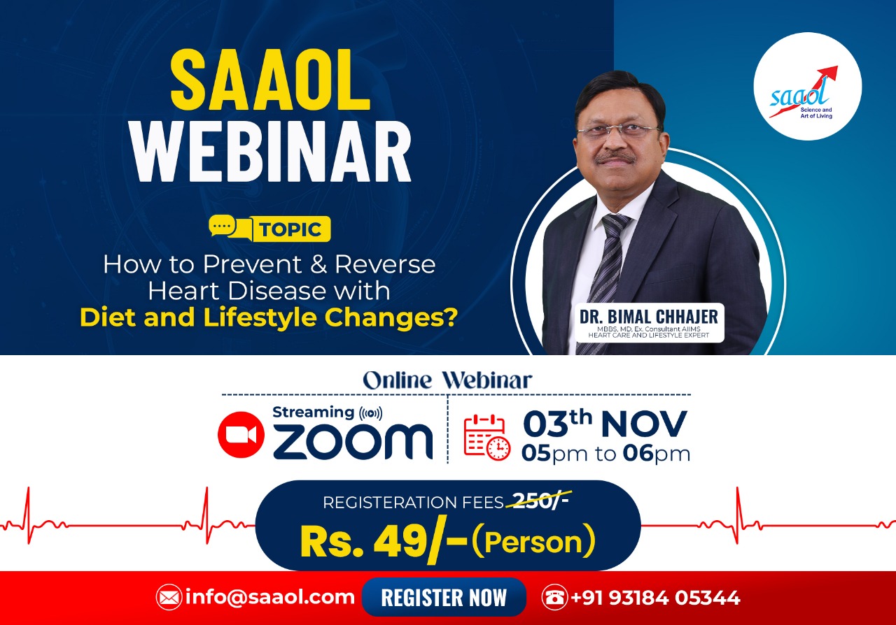How to prevent and reverse heart diseases with Diet & Lifestyle Changes by Dr. Bimal Chhajer