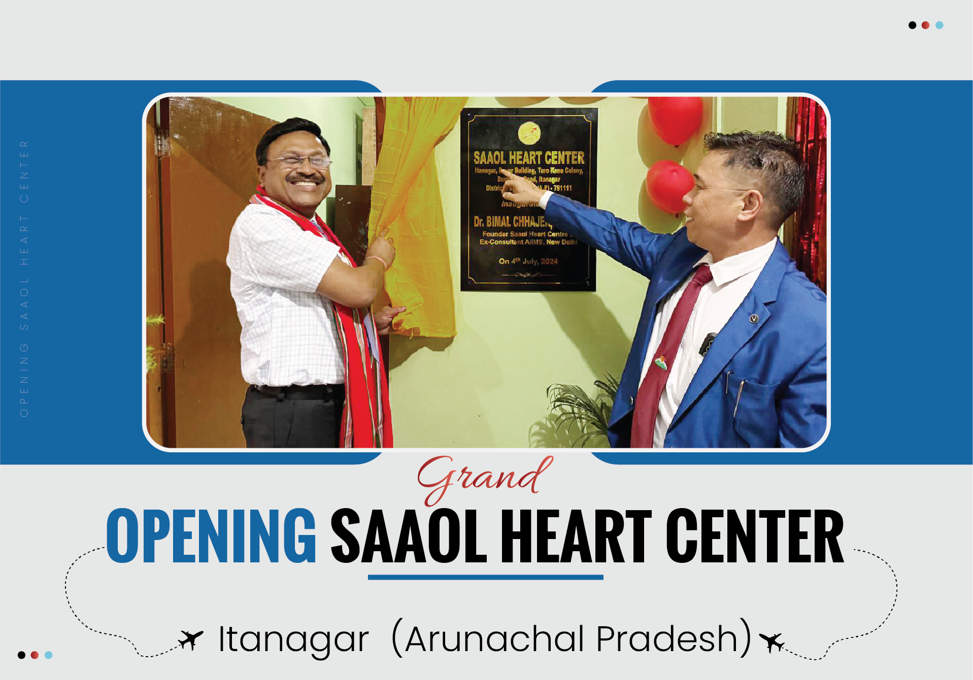 New center launch in Itanagar Arunachal Pradesh